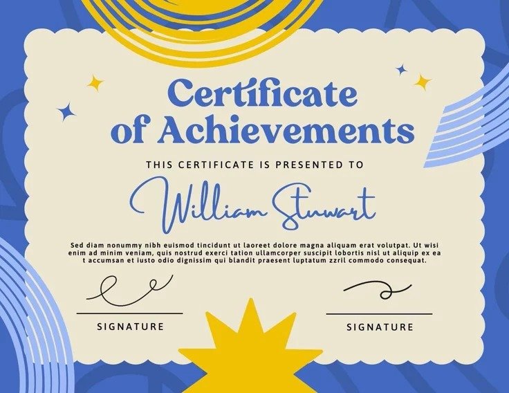 certificate of dummy